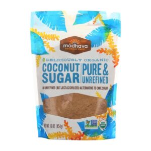 Madhava Organic Coconut Sugar 16 Oz