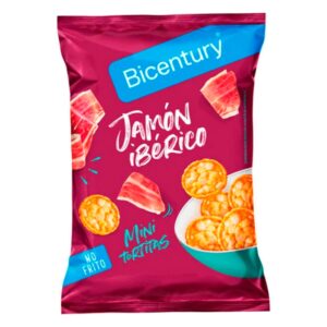 Bicentury Mini Corn Cakes with Ham Flavor 70 Gr