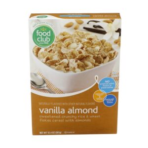Food Club Vanilla Almond Cereal 12.4 Oz