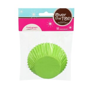 Special Baking Cups For Cupcakes, Green Color.