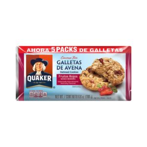 Quaker Oatmeal Cookies with Red Fruits 190 Gr
