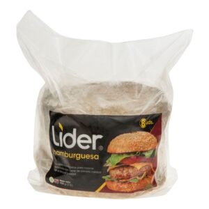 Lider Beef Burger 8 Units/Pack