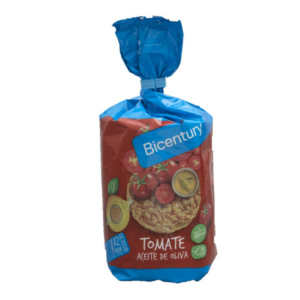 Bicentury Tomato and Olive Oil Flavored Corn Cakes 123.5 Gr