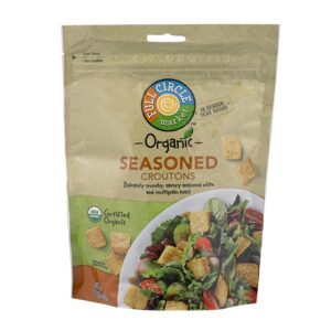 Full Circle Seasoned Organic Salad Croutons 5 Oz