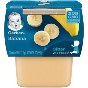Gerber 2Nd Foods Banana Compote 4 Onz, 2 Und/Paq