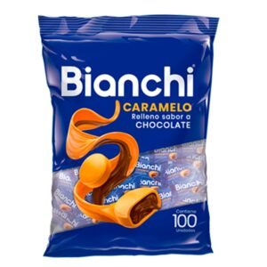 Bianchi Chocolate Flavored Filled Caramel 400 Gr