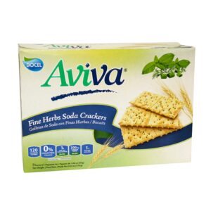 Aviva Fine Herbs Soda Cracker Small 9 Units/Pack