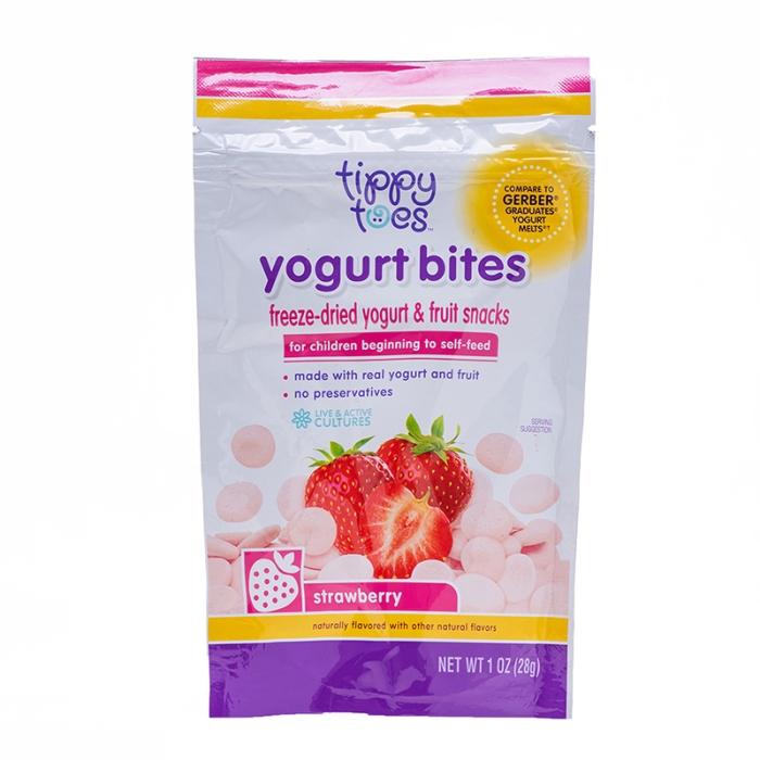 Tippy Toes Strawberry Yogurt Bites 1 Oz