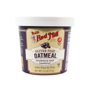 Bob's Blueberry & Hazelnut Instant Oatmeal 2.5 Oz