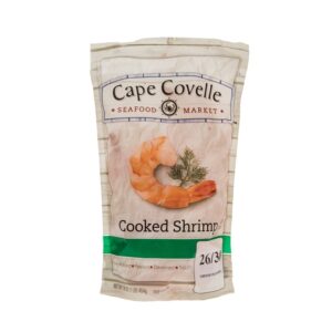 Cape Covelle Pre-Cooked Shrimp 26/30 Frozen, 1 Lb