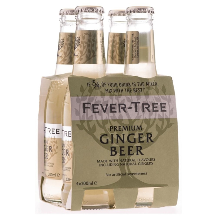 Fever Tree Ginger Beer 4 Und/Paq