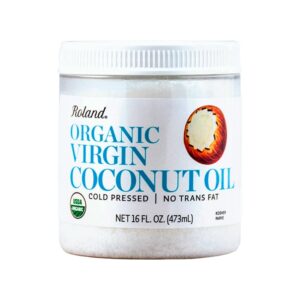 Roland Organic Virgin Coconut Oil 16 Oz