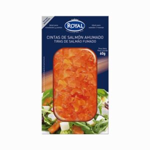 Royal Smoked Salmon Strips 60 Gr