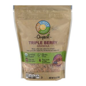 Full Circle Organic Triple Berry Granola 12 Oz