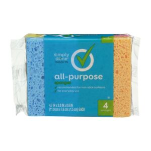 Simply Done Multipurpose Sponge 4 Und/Pack
