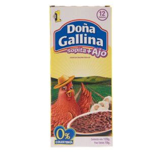 Doña Gallina Chicken Broth With Garlic 12 Units