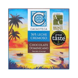 Creamy Milk Chocolate 36% Cocoa Cacaoteca 50 Gr