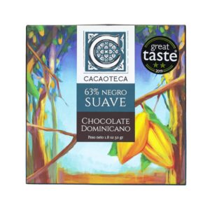 Smooth Dark Chocolate 63% 1.8 Oz Cacaoteca