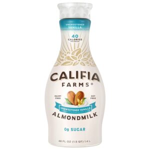 Califia Unsweetened Vanilla Almond Milk 48 Oz