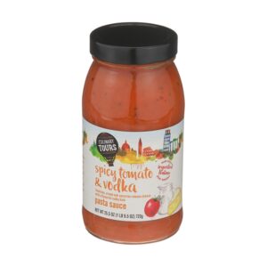 Culinary Tours Spicy Tomato Vodka Pasta Sauce 25.5 Oz