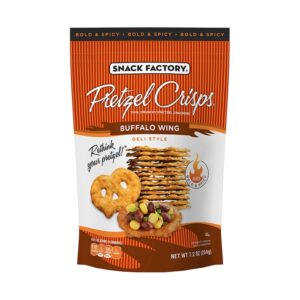 Buffalo Wing Snack Factory Pretzel Crisps 7.2 Oz