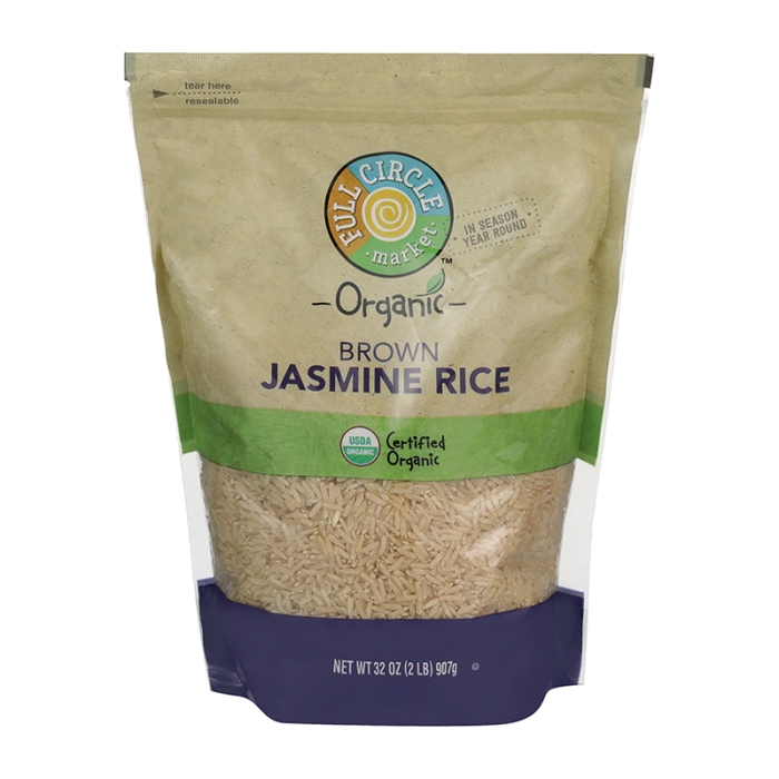 Full Circle Organic Brown Jasmine Rice 2 Lb