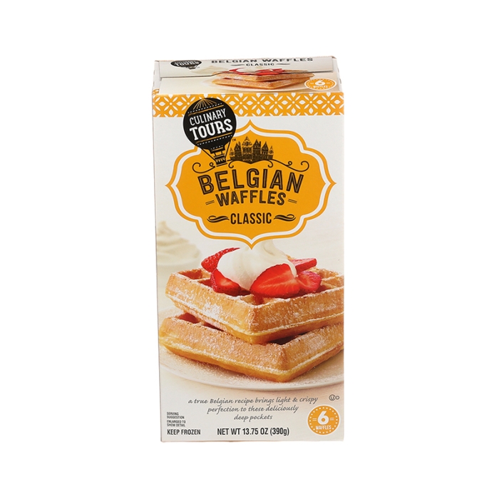 Culinary Tours Belgian Style Waffles 13.75 Oz