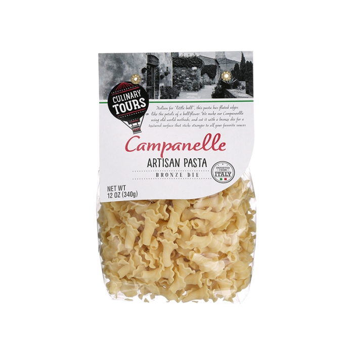 Culinary Tours Campanelle Artisan Pasta 12 Oz