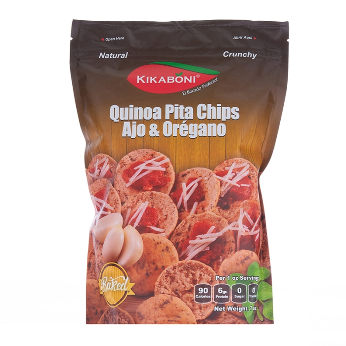 Kikaboni Oregano and Garlic Pita Chips 7 Oz