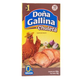 Doña Gallina Broth with Pork Chop 10 Units