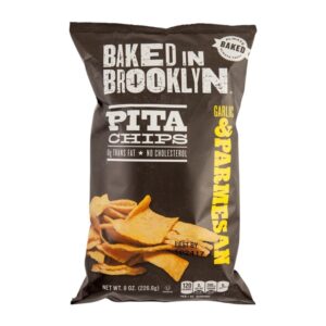 Pita Chips Garlic Parmesan Baked In Brooklyn 8 Oz