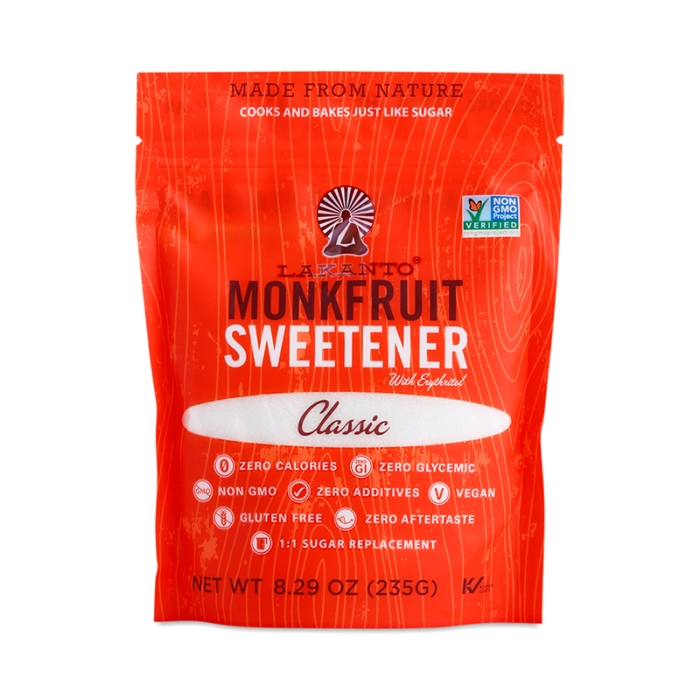 Lakanto Monkfruit Sweetener Sugar Free 8.29 Oz