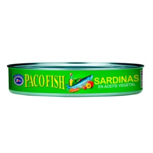 Paco Fish Sardines In Vegetable Oil 15 Oz