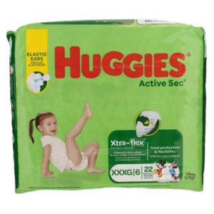 Huggies Active Sec Diapers Stage 6 22 Und/Pack