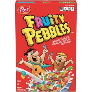 Fruity Pebbles Post Cereal 11 Oz