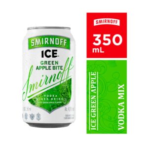 Green Apple Smirnoff Ice Beer Can 350 Ml