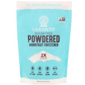 Monkfruit Lakanto Powdered Sugar Substitute 454 Gr