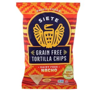 Siete Nacho Gluten-Free Tortilla Chips 4 Oz