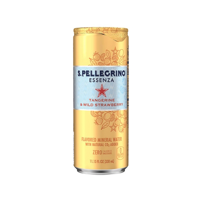 Essenza Zero Tangerine San Pellegrino Water 330 Ml