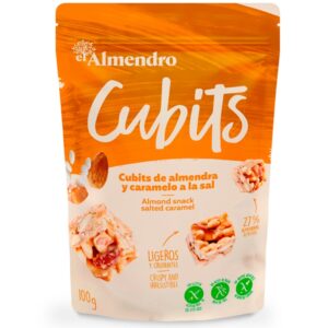 El Almendro Salted Caramel Almond Cubes 100 Gr
