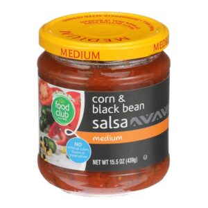 Food Club Medium Corn and Black Bean Sauce 15.5 Oz