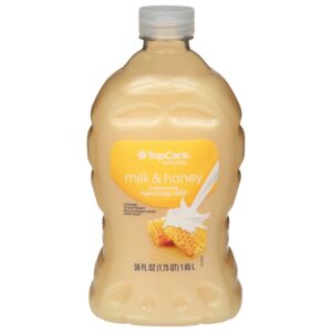 Top Care Milk & Honey Fragrance Antibacterial Liquid Hand Soap 56 Oz