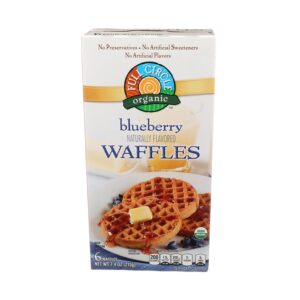 Full Circle Blueberry Flavored Organic Frozen Waffles 6 Und/Pack