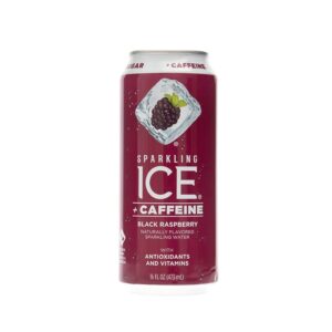 Black Raspberry Ice Sparkling Caffeinated Water 17 Oz