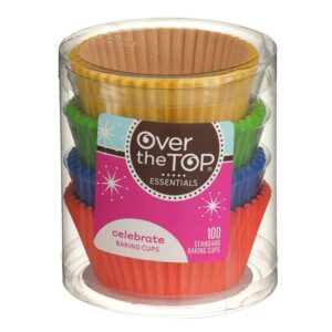 Disposable Cupcake Baking Cups, Mixed Colors.
