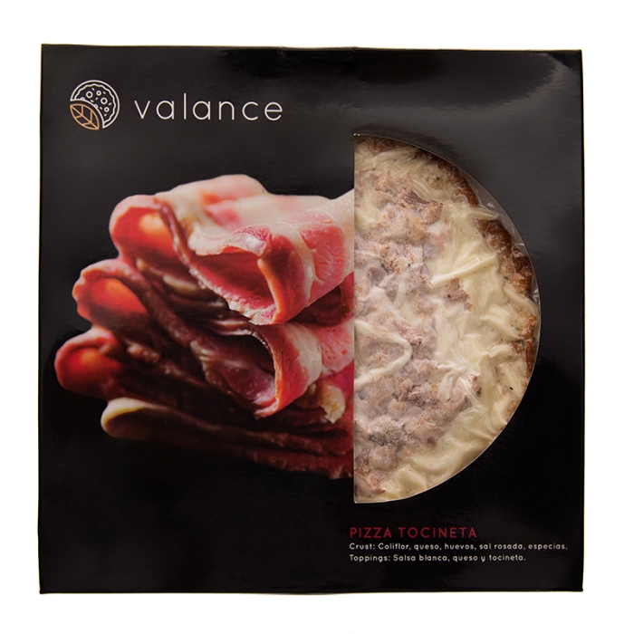 Valance Frozen Cauliflower Pizza With Bacon