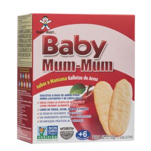 Baby Mum Mum Rice & Apple Teething Wafer 6M+ 50 Gr