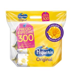 Original Pequeñin Wet Wipes 300 Und/Pack