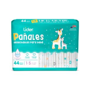 Lider Stage 1 Disposable Diapers 44 Units/Pack