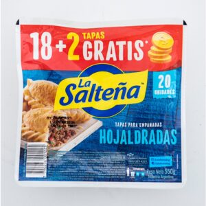 La Salteña Puff Pastry Empanada Dough 550 Gr